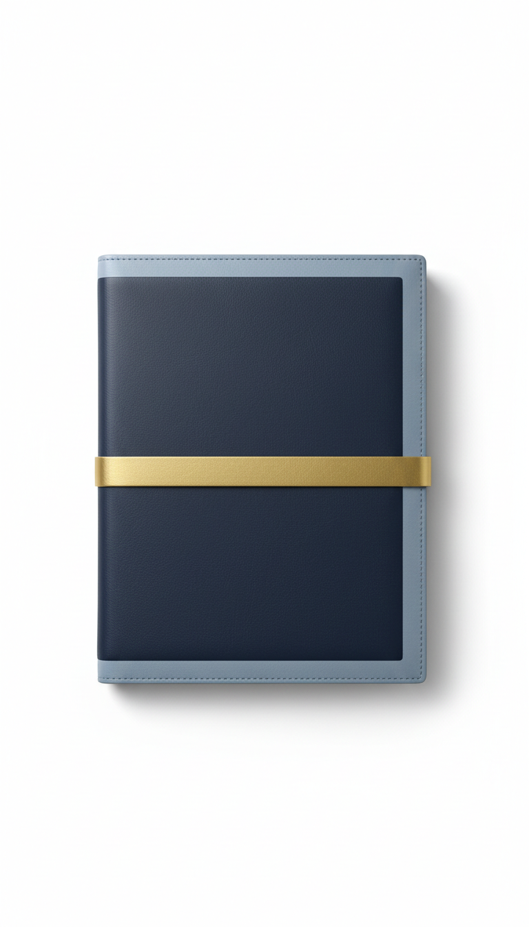 Sleek Leather-Bound Maintenance Logbook