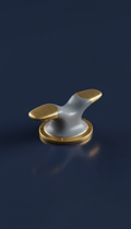 Gold-Accented Mooring Cleat